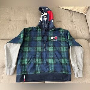 AAPE x Tommy Hilfiger Plaid Hoodie